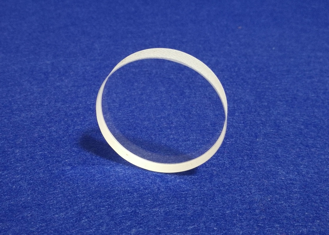 OD 50mm Quartz Glass Discs , Transparent / Clear Quartz Glass Products